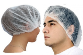 Cubre Pelo Plisado Desechable Blanco 10 Gr