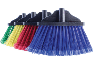 Escoba Tipo Abanico con puntas "Cardadas"