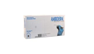 Guante Ambiderm NITRILO Libre de Polvo