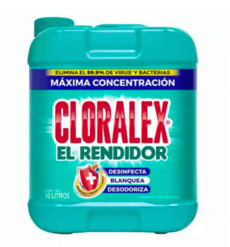 Cloro CLORALEX ideal para limpieza